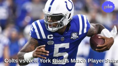 Colts vs New York Giants Match Player Stats