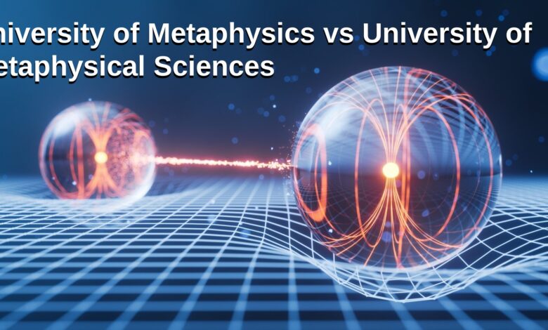 University of Metaphysics vs University of Metaphysical Sciences