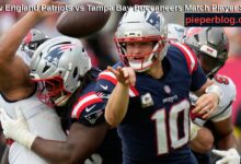 New England Patriots vs Tampa Bay Buccaneers Match Player Stats