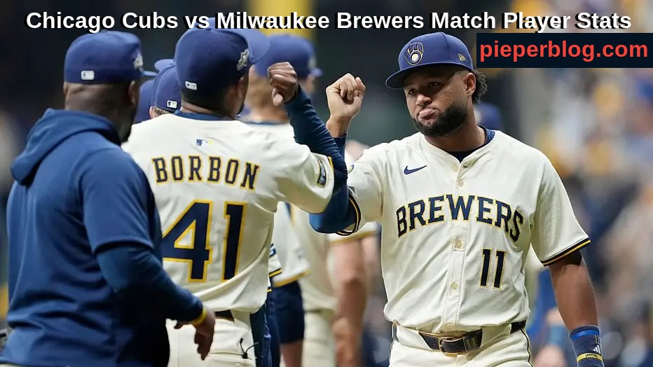 Photo: pieperblog.com Chicago Cubs vs Milwaukee Brewers Match Player Stats