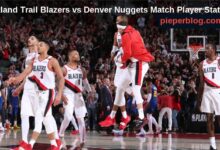 Portland Trail Blazers vs Denver Nuggets Match Player Stats