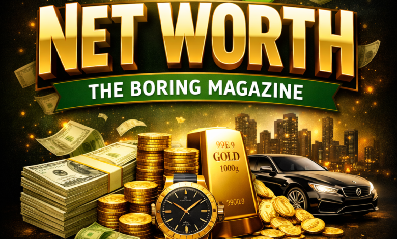 Net Worth The Boring Magazine